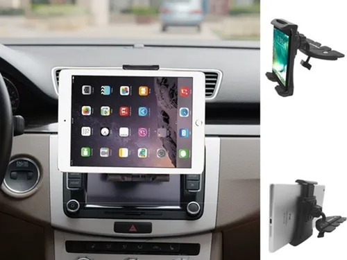 Imagen 2 de 5 de Soporte Base Celular Y Tablet Auto Hasta 10.5 Universal