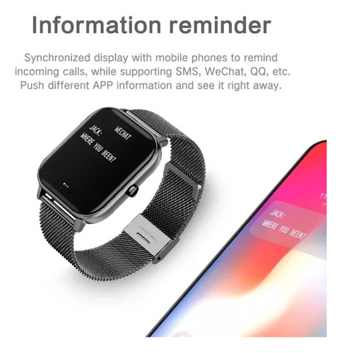 Relógio Smart Watch Y13 Esportivo A Prova D'água Bluetooth