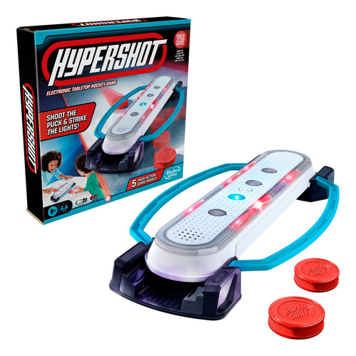 Juego De Mesa Hypershot Juego De Hockey Electrónico +8 Años