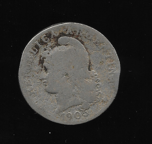 Ltc536. Moneda Nacional De 20 Centavos De 1905.