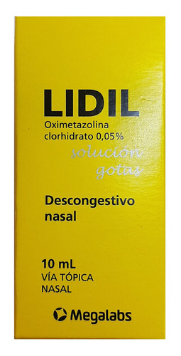 Lidil Gotas Nasales X 10 Ml