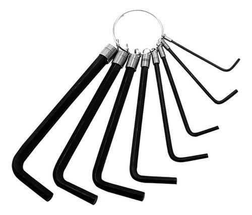 Juego Llave Alen Negro 1,5-6mm 8pcs Kamasa Km1115