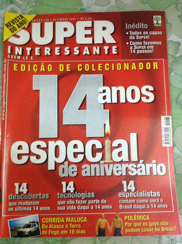 Revista Super-interessante - Setembro De 2001 - Excelente!