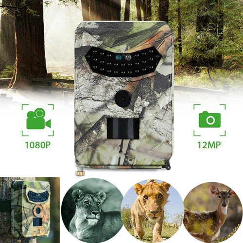 Camera Trilha Caça 1080p 12mpix Visão Noturna Caça Camping