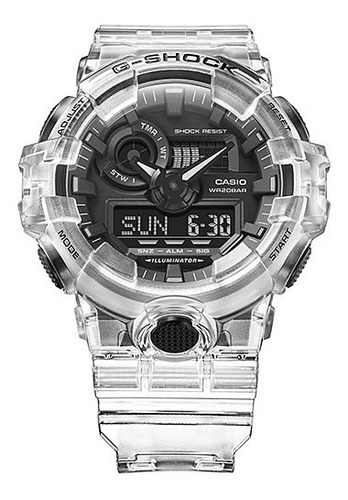 Imagen 3 de 9 de Reloj Casio G-shock Youth Ga-700ske-7 Skeleton