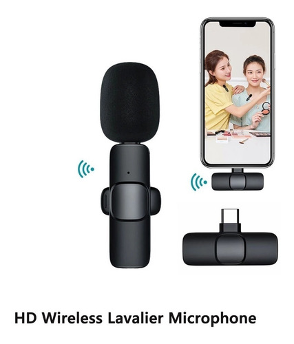 Micrófono Inalámbrico Lavalier iPhone Android