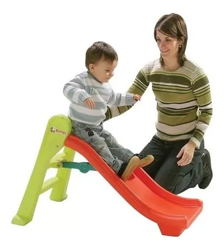 Mini Tobogan 3 Escalones Reforzado 98x53x58cm 1-3años Rotoys