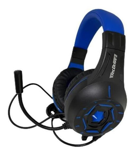 Fone De Ouvido Headset Gamer Px-12 Com Microfone Azul