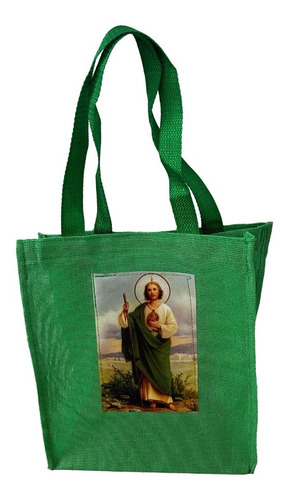 25 Recuerdo Bolsa Yute Morral  San Judas  Real Bolsita (Reacondicionado)