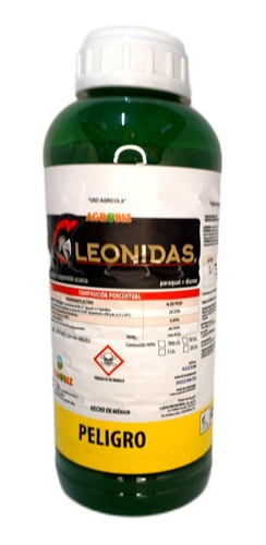 1 Lt Paraquat + Diuron Elimina Malezas Zacate Y Hoja Ancha 