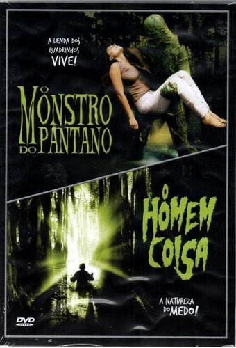 O Monstro Do Pântano / O Homem Coisa - Dvd Duplo  Wes Craven