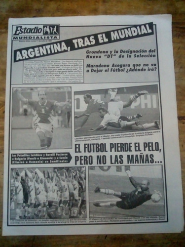 Crónica Estadio Mundialista Lunes 11 De Julio 1994 (cr94)