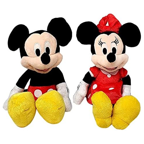 Set De Peluches Disney De 10  De Mickey Y Minnie Mouse,...