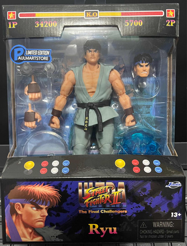 Ryu Street Fighter Jada Toys Edicion Player 2