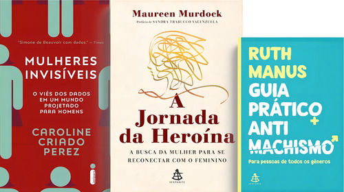 Kit jornada das Heroinas, de Vários autores. Editora Intrinseca e Sextante, capa mole em português