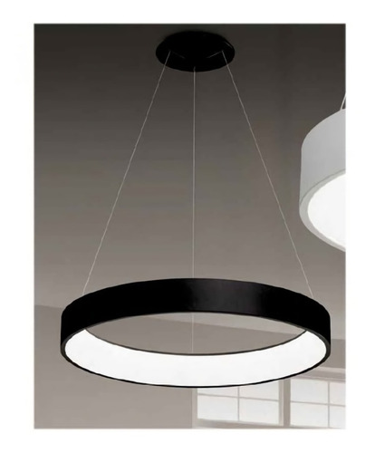 Imagen 3 de 5 de Lampara De Techo Aro De Luz Decorativa Para Oficinas Alb