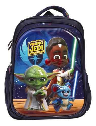 Mochila Infantil Escolar Star Wars Estampada Volta As Aulas