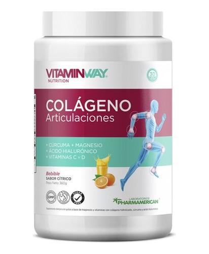 Colágeno Articulaciones X 360g Polvo Vitamin Way 