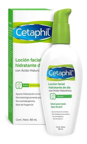 Loción Facial Hidratante Cetaphil De Dia X 88 Ml Cetaphil