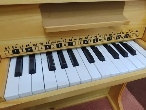 Brinquedo Antigo Piano Pedrinho Mattar Hering Anos 80 Zero