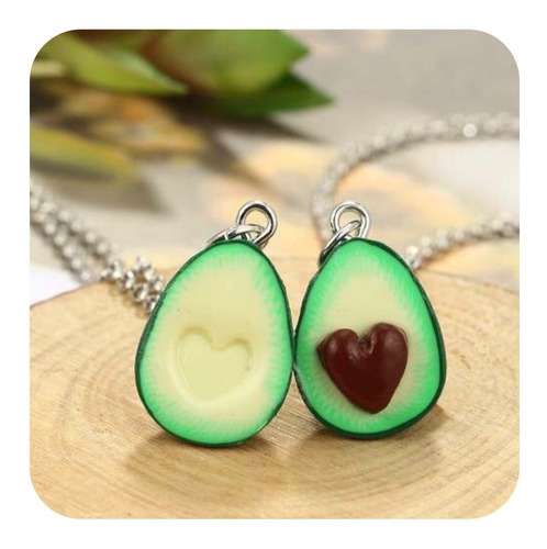 Collar Con Dije De Aguacate 