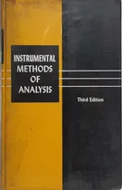 Comprar Instrumental Methods Of Analysis
