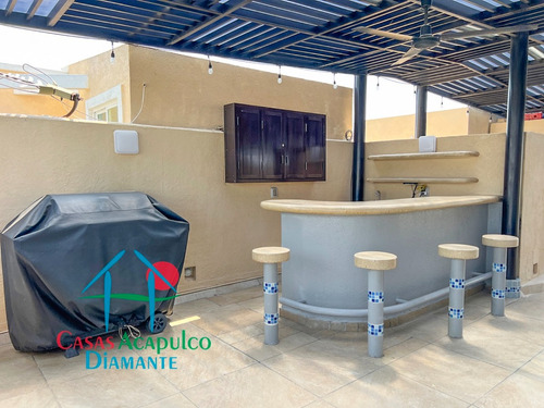Cad Marina Diamante Storm F 05. Penthouse Moderno Con Roof Garden Y Jacuzzi: Tu Escape Privado En Acapulco