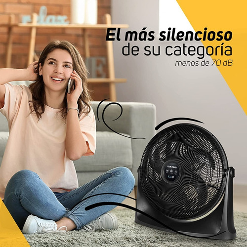 Imagen 6 de 6 de Ventilador De Piso Taurus De 3 Velocidades 20 Ecojet Rush