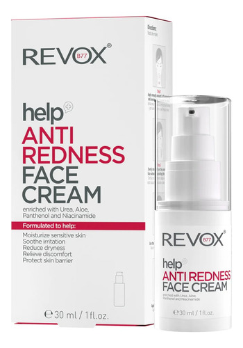 Revox Help Anti Redness · Crema Anti- Enrojecimiento Tipo de piel Para piel sensible