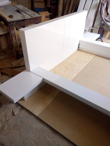 Imagen 6 de 6 de Cama Queen Moderna En Madera Estilo Chino Ref: Hera Lacado