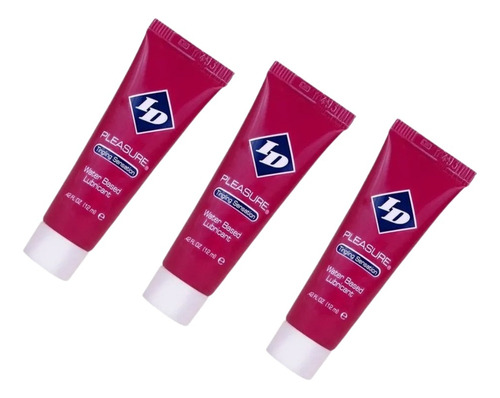 3 Lubricantes Id Pleasure Sensibilizador Multiorgasmico 12ml