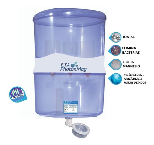 Imagem 1 de 2 de Galão Purificador - Agua Alcalina Ionizada