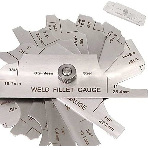 Medidor De Espesor Juego De Soldadura De Filete De Acero Ino
