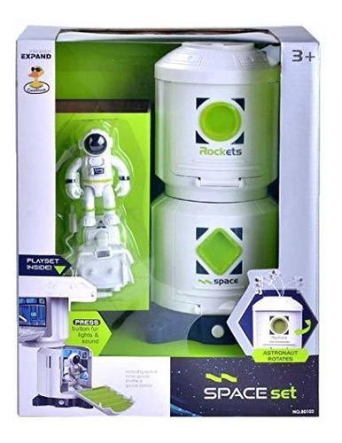 Figura Y Set De Juego - Space Station Playset Juguetes Para 