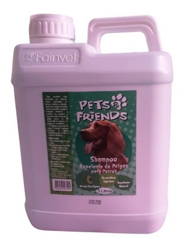 Shampoo Repelente De Pulgas Para Perros , 5 Lts, Tm***