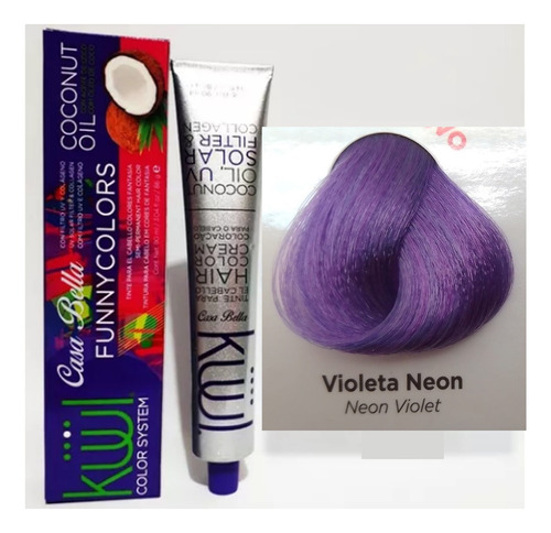  Kuul Tinte Fantasia Color Violeta Neon Funny Colors 90g