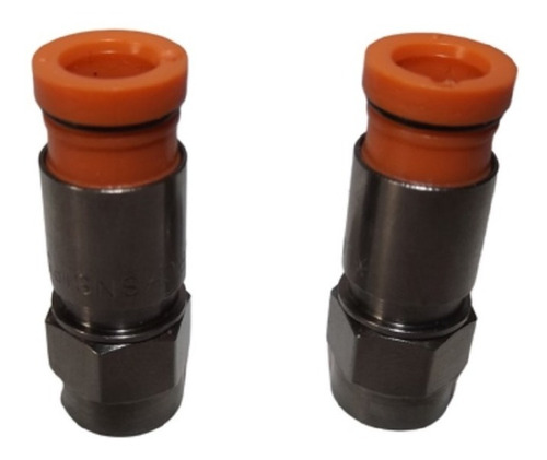 Conector De Compresión (15 Und) Para Cable Coaxial Rg59 S