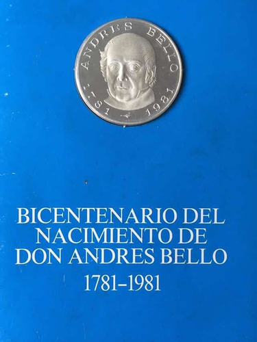 Moneda De 100 Bs Bicentenario Andres Bello