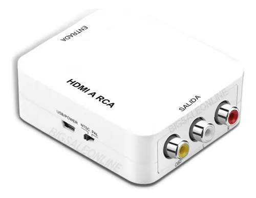Tv box salida rca sale