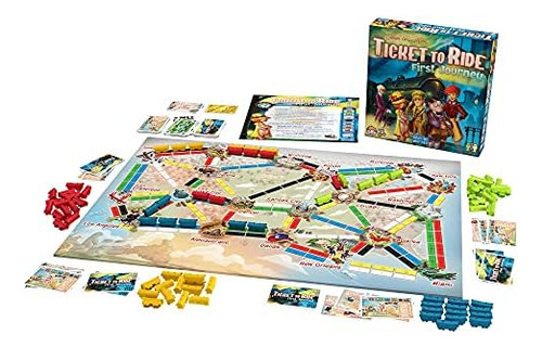Juego De Mesa Ticket To Ride First Journey | Juego De Estrat