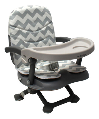 Cadeira De Alimentação Portátil Cloud Cinza  - Premium Baby