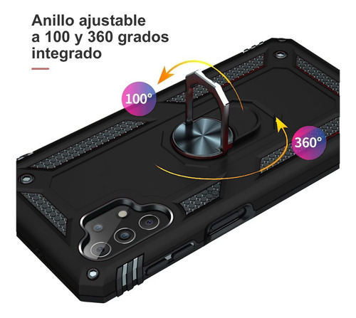 Funda Escudo Uso Rudo Para Zte A53 Mas Mica Hidrogel