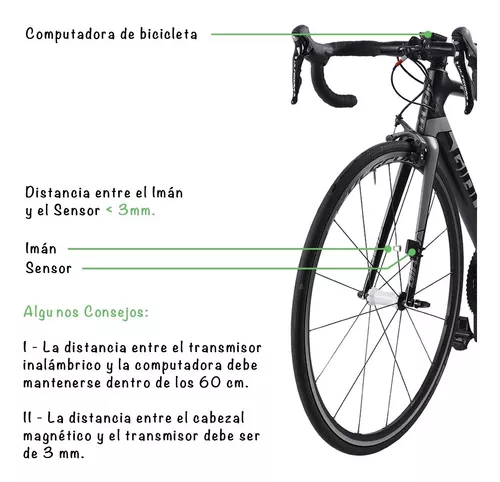 Velocímetro Inalámbrico Bicicleta Kilometros 14 Func