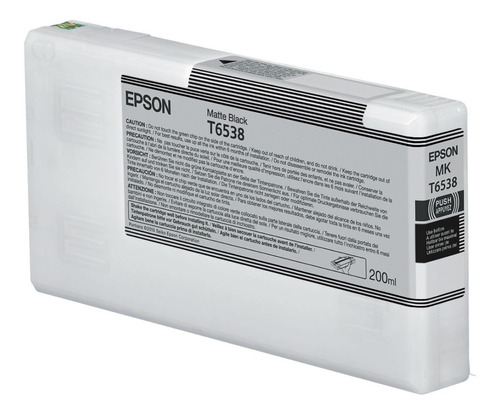 Cartucho De Tinta Epson T653800 Original 200ml Negro Mat /vc