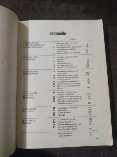 Elementos De Administración Moderna Harold Koontz Y Cyril O (Usado)