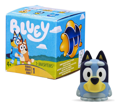 Bluey Set 2 Figuras Sorpresa Bluey Mashems Serie 1