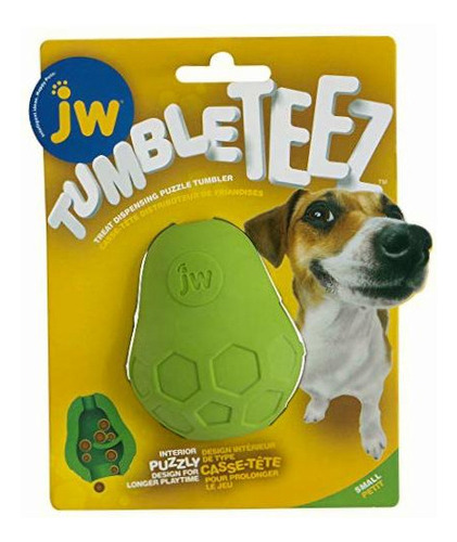 Jw Tumble Teez puzzler treat dispenser small