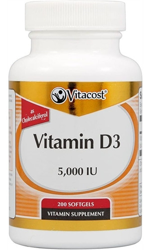 Suplementos  Vitacost Vitamina D3 5,000 Iu