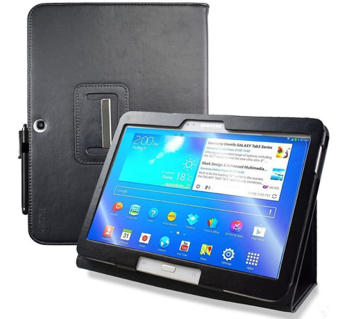 Funda Kuesn Para Samsung Galaxy Tab 4 10.1 Tab 3 10.1.negro