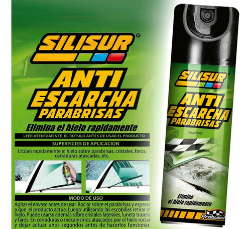 Silisur Anti Escarcha 160g Parabrisas Cristales Auto